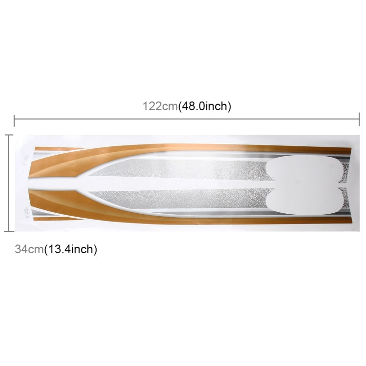 4 PCS SUV Body Decorative Strip Brand Car Streamline Shining Sticker for Toyota Prado 2014 Version