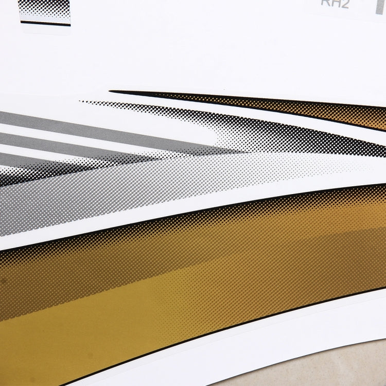 4 PCS SUV Body Decorative Strip Brand Car Streamline Shining Sticker for Toyota Prado 2016 Version