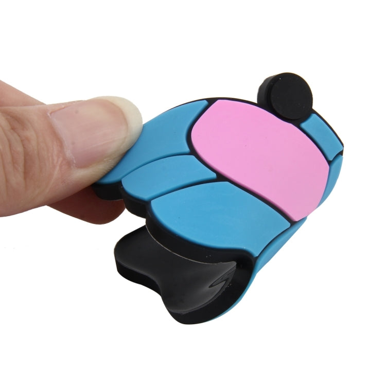 8 PCS Butterfly Shape Cartoon Style PVC Car Auto Protection Anti-scratch Door Guard Decorative Sticker