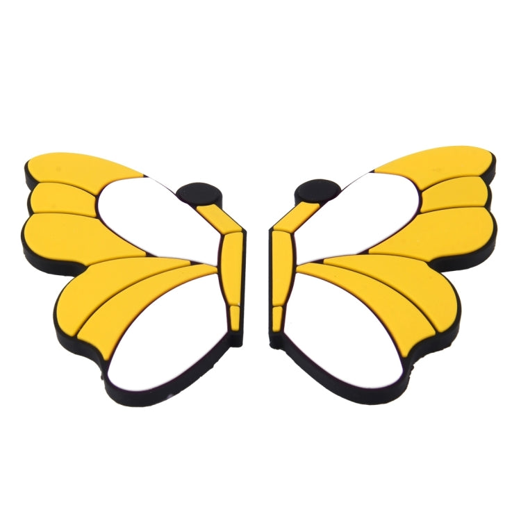 8 PCS Butterfly Shape Cartoon Style PVC Car Auto Protection Anti-scratch Door Guard Decorative Sticker