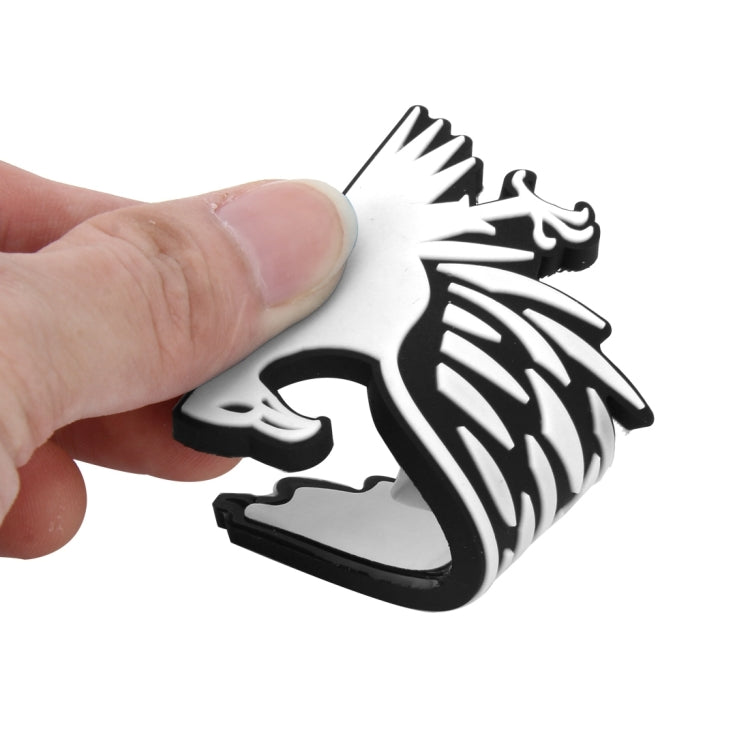 8 PCS Hawk Shape Cartoon Style PVC Car Auto Protection Anti-scratch Door Guard Decorative Sticker