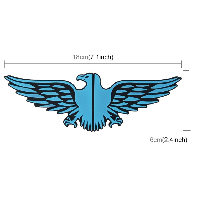 8 PCS Hawk Shape Cartoon Style PVC Car Auto Protection Anti-scratch Door Guard Decorative Sticker