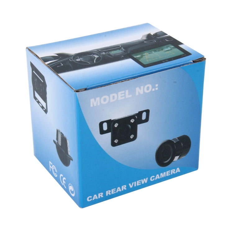 Universal 720×540 Effective Pixel NTSC 60HZ CMOS II Waterproof Car Rear View Backup Camera With 18 LED Lamps, DC 12-24V
