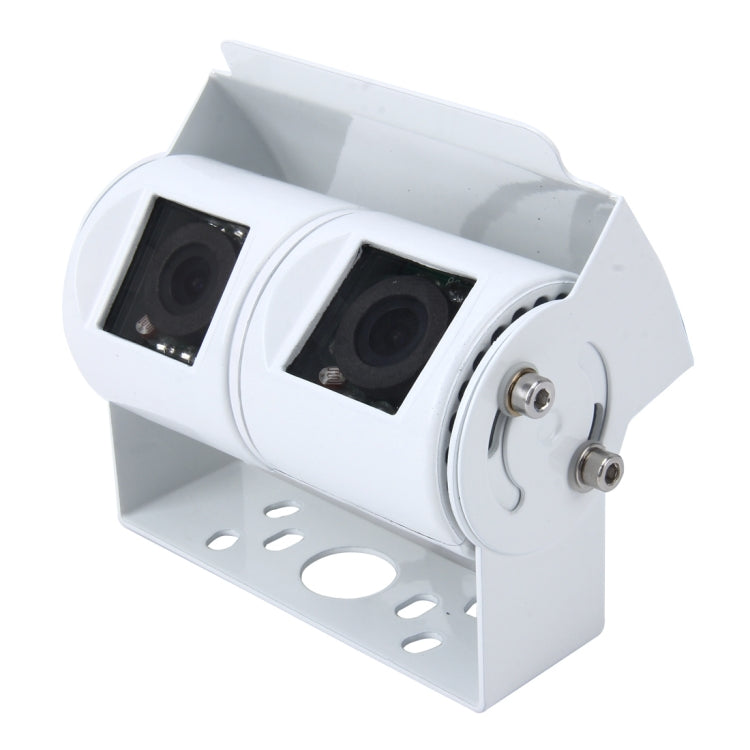 Dual Head Universal 720×540 Effective Pixel PAL 50HZ / NTSC 60HZ CCD Waterproof Car Security Monitor Camera With 24 LED Lamps