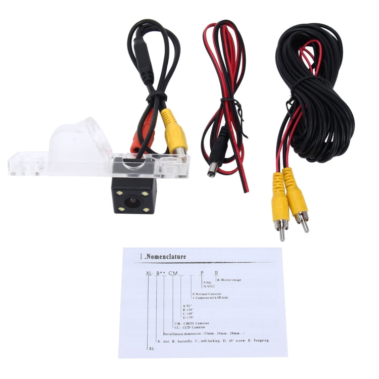 656x492 Effective Pixel NTSC 60HZ CMOS II Waterproof Car Rear View Backup Camera With 4 LED Lamps for Chevrolet 2012/2015 Version Cruze 2015/2016 Version Captiva