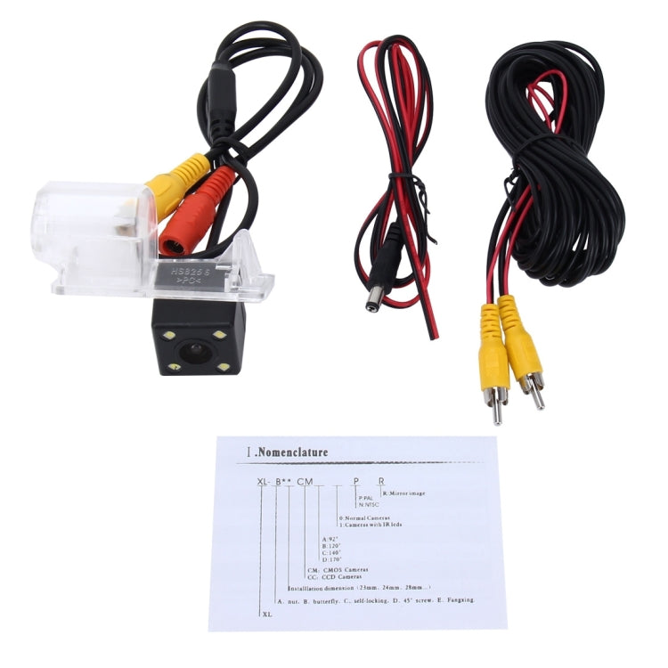 656x492 Effective Pixel NTSC 60HZ CMOS II Waterproof Car Rear View Backup Camera With 4 LED Lamps for Ford 2013/2015 Version Mondeo