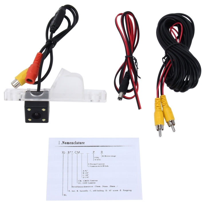 656x492 Effective Pixel NTSC 60HZ CMOS II Waterproof Car Rear View Backup Camera With 4 LED Lamps for Chevrolet Epica Overseas Edition