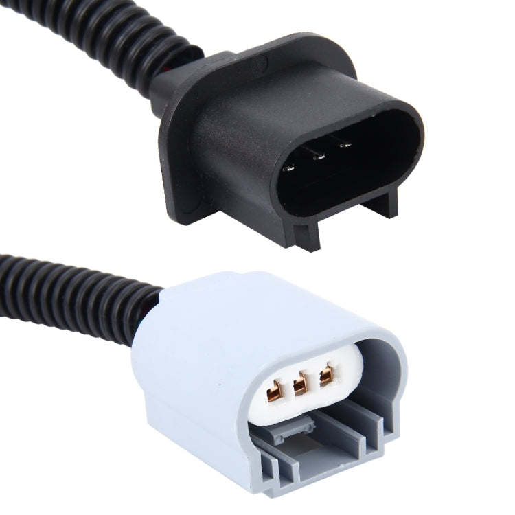 2 PCS H13 Car HID Xenon Headlight Male to Female Conversion Cable with Ceramic Adapter Socket
