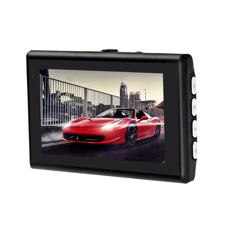 MX1 3 inch TFT Screen Car Recorder Camera 170 Degree Wide Angle Viewing, Support TF Card / Loop Recoding / Motion Detection / Microphone / Speaker / M-JEPG / LED Indicator/G-Sensor
