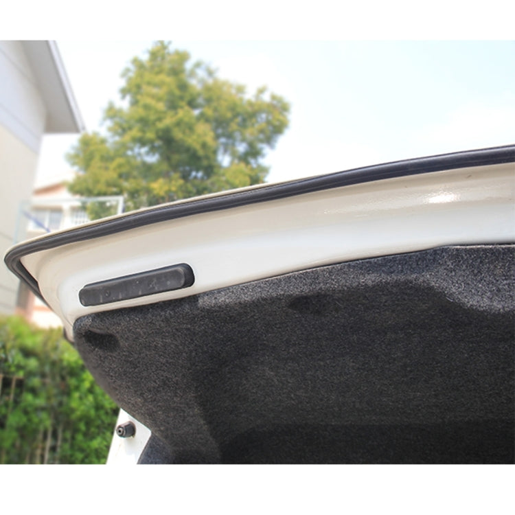 4m B Shape Car Decorative Strip Rubber Chrome Decoration Strip Door Seal Window Seal