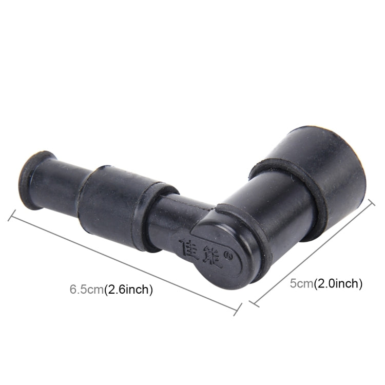 Motorcycle 90 Degree Resistor Spark Plug Cap for CG125
