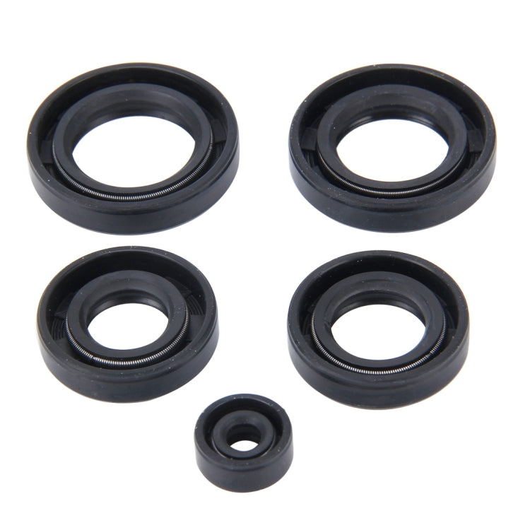 5 PCS Motorcycle Rubber Engine Oil Seal Kit for CG-125