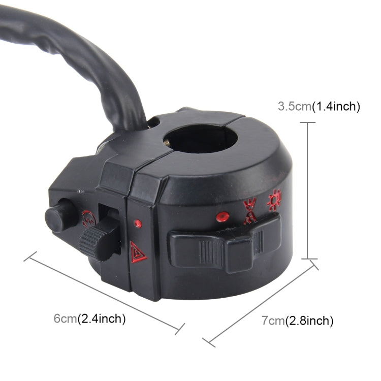 2 PCS Motorcycle Right and Left Handle Switch Control for CG125