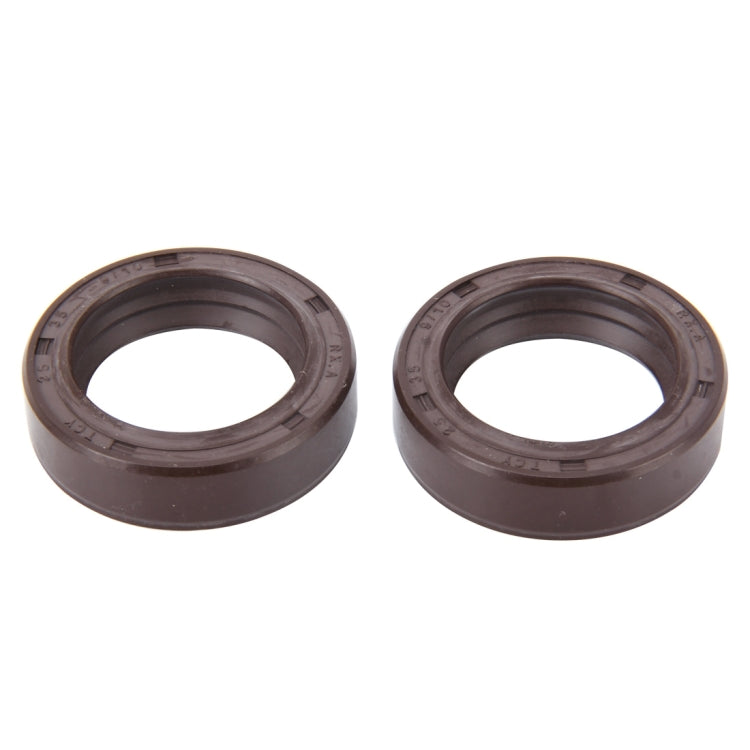 2 PCS Motorcycle Rubber Front Fork Damper Oil Seal Kit for JH70