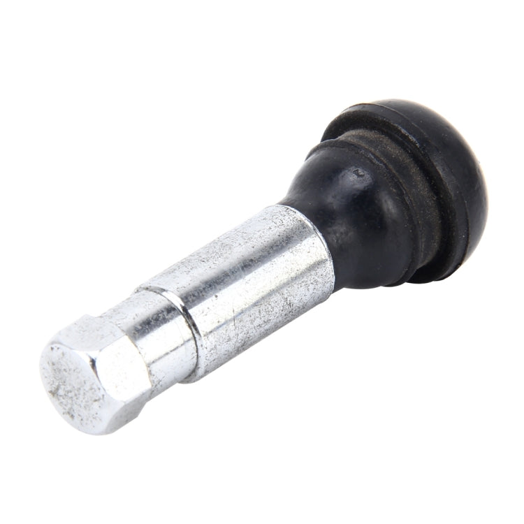 TR414 Car Motorcycle Bike Universal Copper Valve Adaptor with Rubber Cover