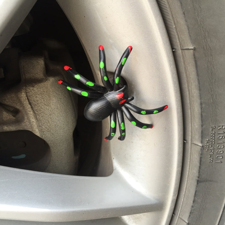 4 PCS Universal Spider Shape Car Motor Bicycle Tire Valve Caps