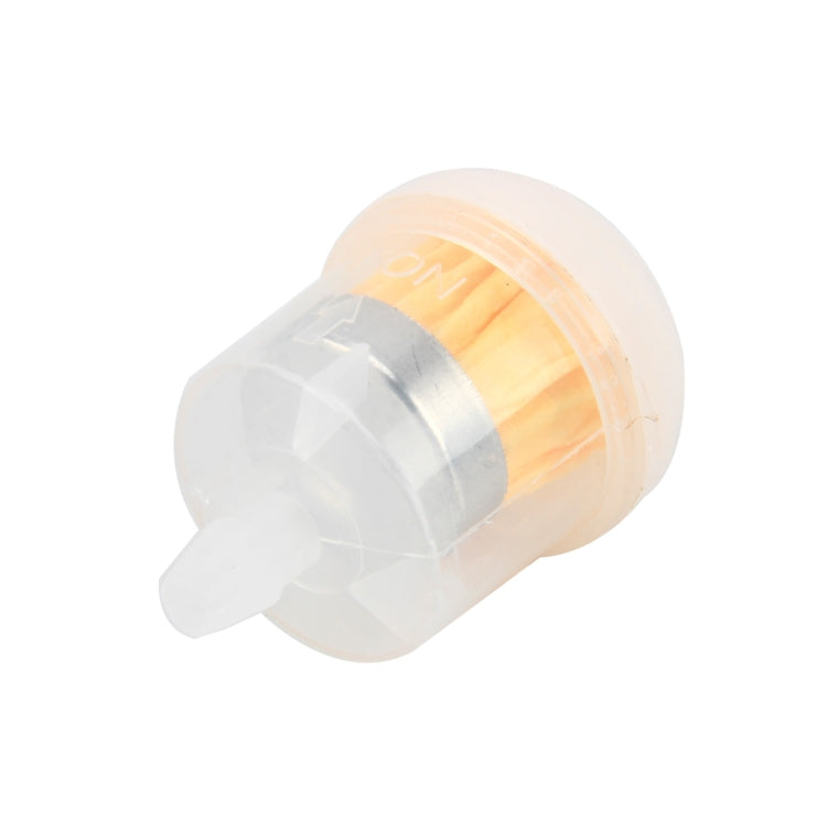 10 PCS Motorcycle Yellow and Red Cylinder Shape Gas Inline Fuel Filter for CG125