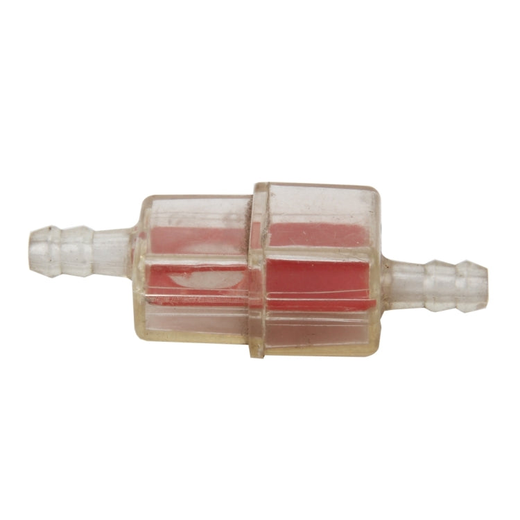 10 PCS Motorcycle Red Cuboid Shape Gas Inline Fuel Filter for CG125