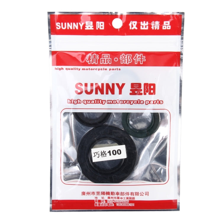 4 PCS Motorcycle Rubber Engine Oil Seal Kit for JOG100