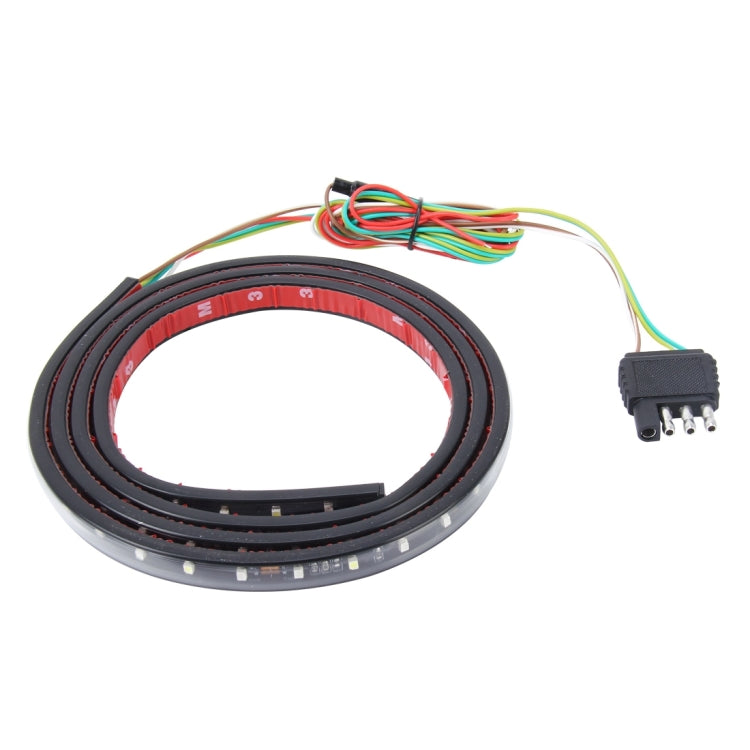 1.5m Pickup Truck 5W White DRL Light + Red Brake Light with 80 SMD-2835-LED Lamps, DC 12-24V