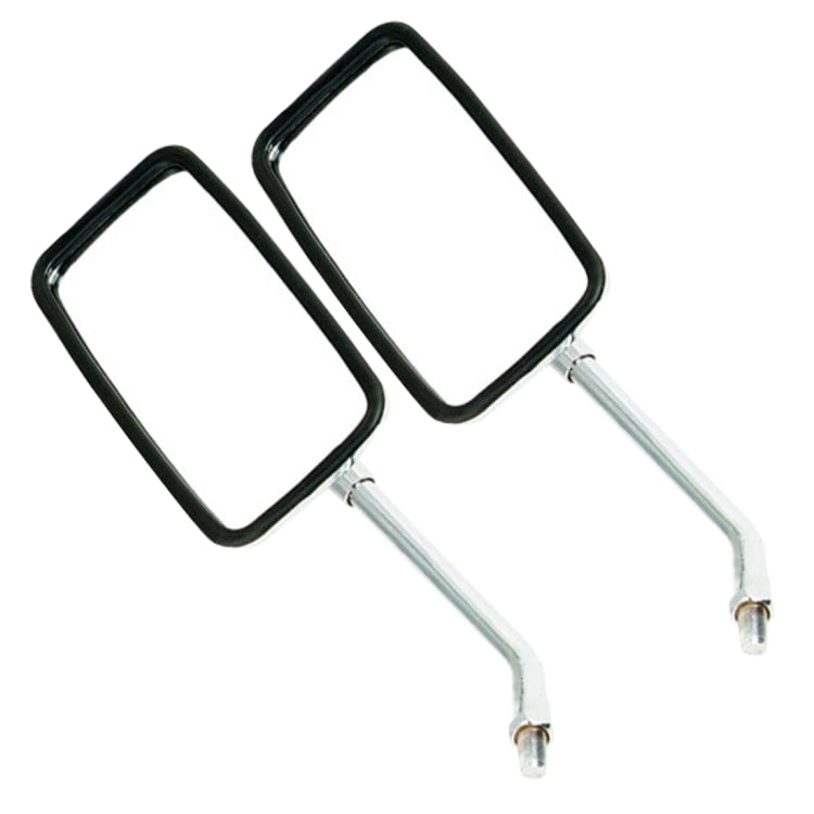 2 PCS Electromobile Plastic Shell Metal Holder Rear VIew Mirror for Suzuki