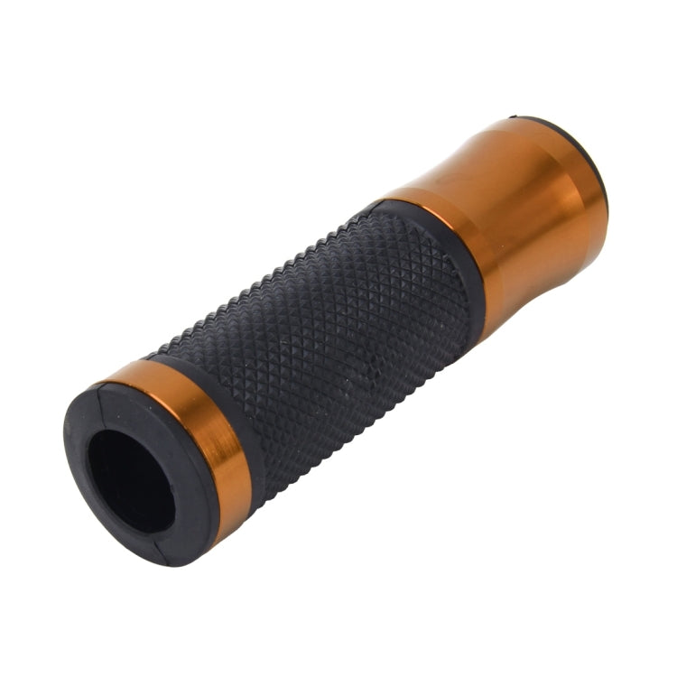 2 PCS Motorcycle Universal Net Texture Metal Right and Left Handle Bar Grips with Rubber Cover