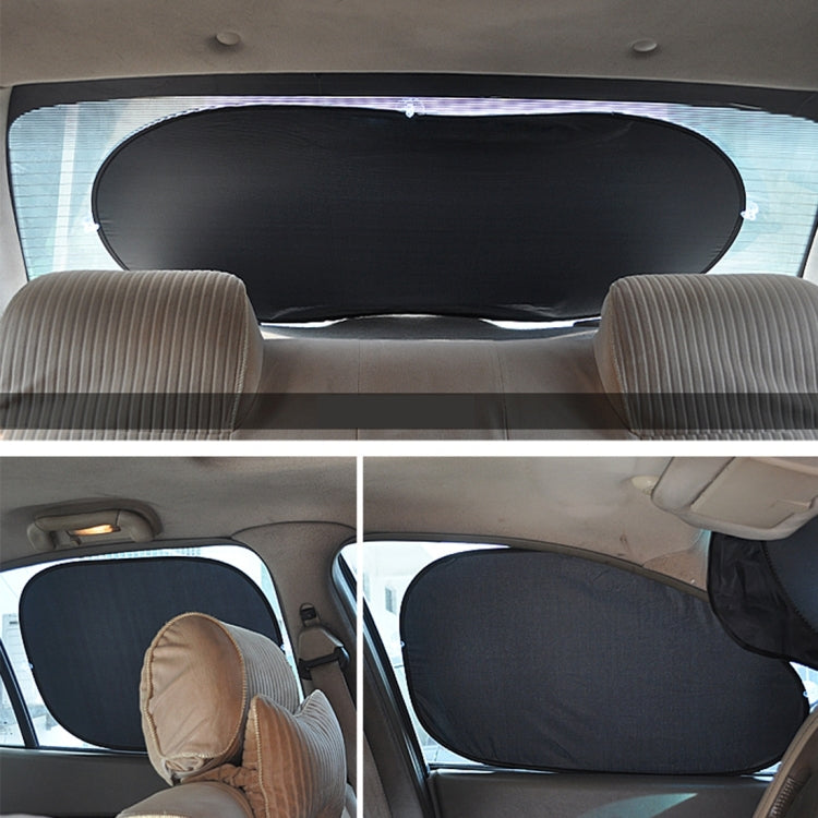 6 in 1 Summer Accessories Coated Silver Car Sun Shade Cloth Set