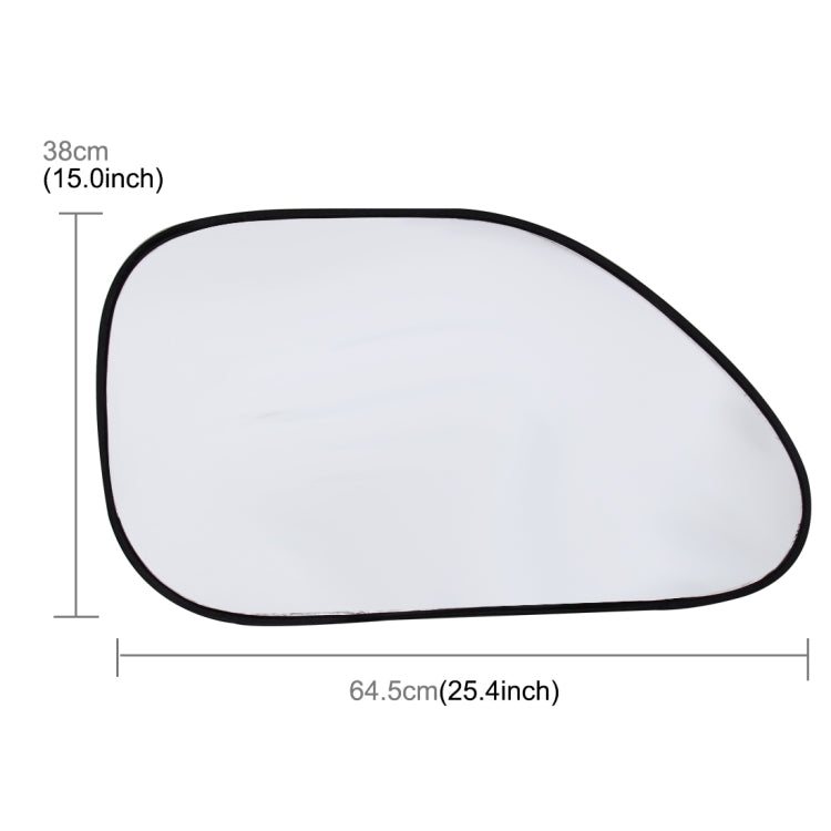 6 in 1 Summer Accessories Coated Silver Car Sun Shade Cloth Set