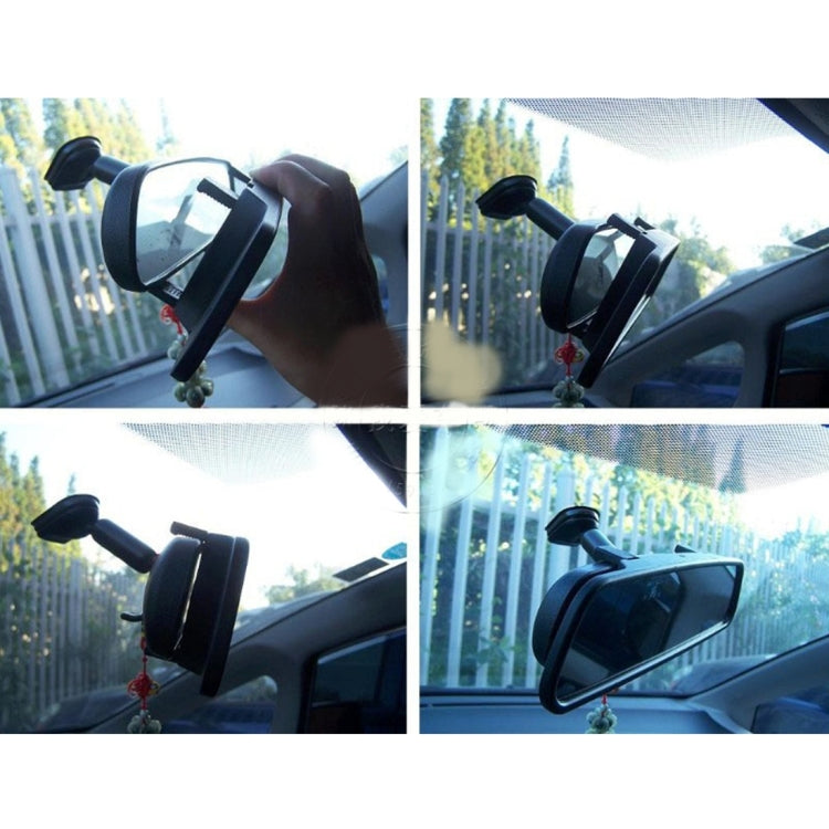 3 in1 Car LED Digital Voltage Meter Thermometer Clock Rearview Mirror