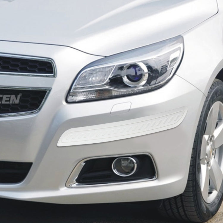 2 PCS Universal Car Auto Rubber Body Bumper Guard Protector Strip Sticker