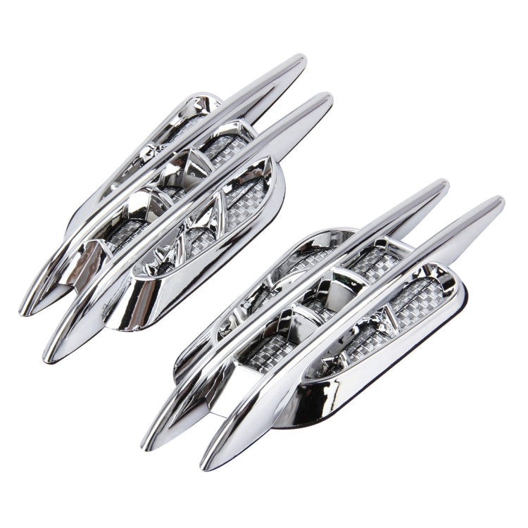 2 PCS Car Plastic Decorative Sticker, Size: 12.5 x 4.5cm