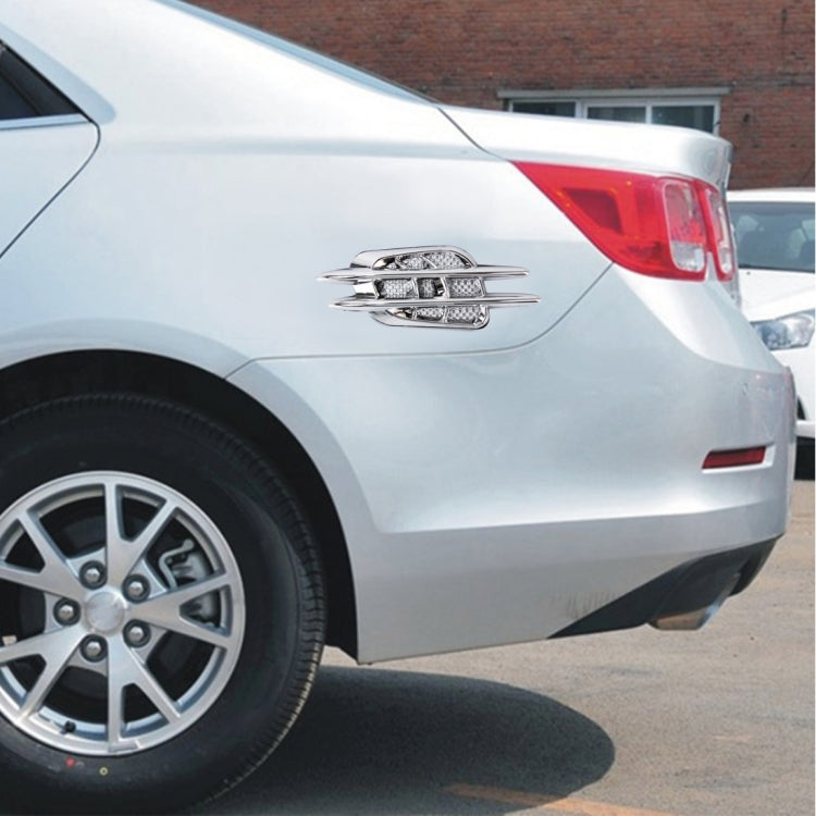 2 PCS Car Plastic Decorative Sticker, Size: 12.5 x 4.5cm