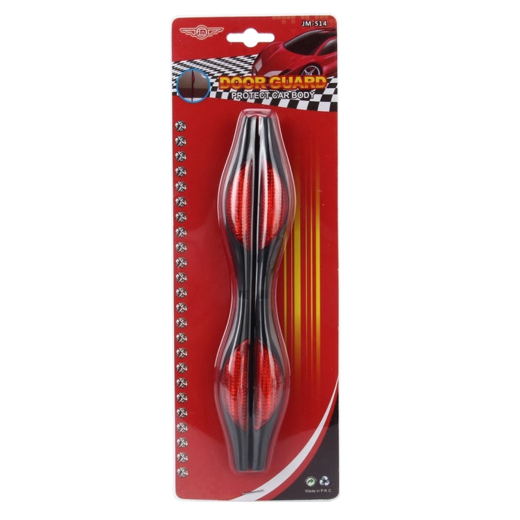 2 PCS PUC Car Auto Protection Anti-scratch Door Guard Warning Sticker