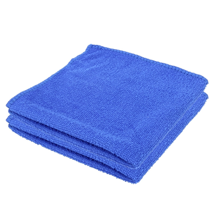2 PCS Quick Dry Microfiber Suede Towels Cleaning Cloth Anti-Scratch Car Detailing Care Towels for Wipping off Water Mist(Blue)