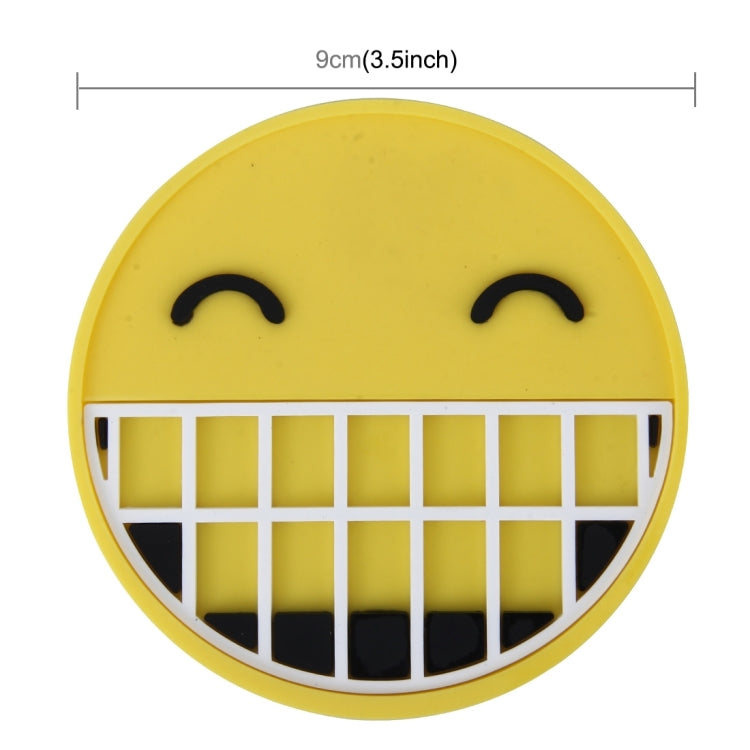 Car Auto Rubber Smiling Face Shape Parking Sign Card