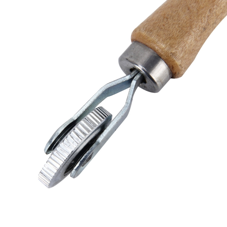 Car Auto Body Surface Window Wrapping Film Metal Gear Scraper Sticker Tool with Wood Handle