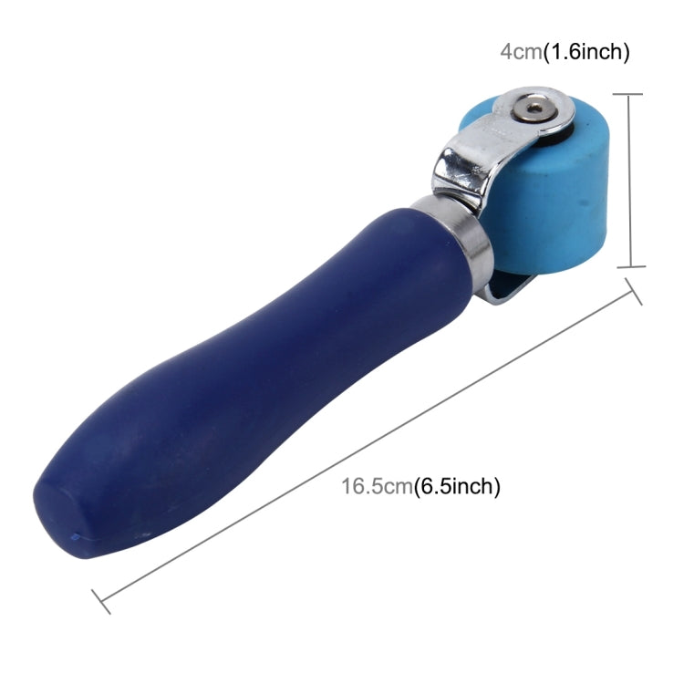 Car Auto Body Surface Window Wrapping Film Blue Rubber Roller Scraper Sticker Tool Black with Dark Blue Wrapping Rubber Handle