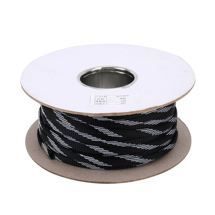 100m Car Nylon Weave Audio Cable Protective Cover