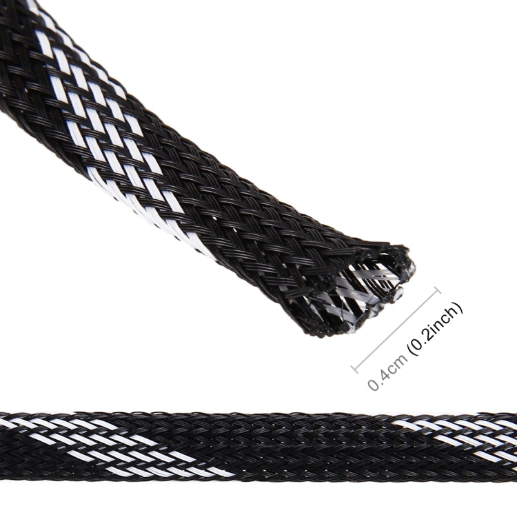 100m Car Nylon Weave Audio Cable Protective Cover