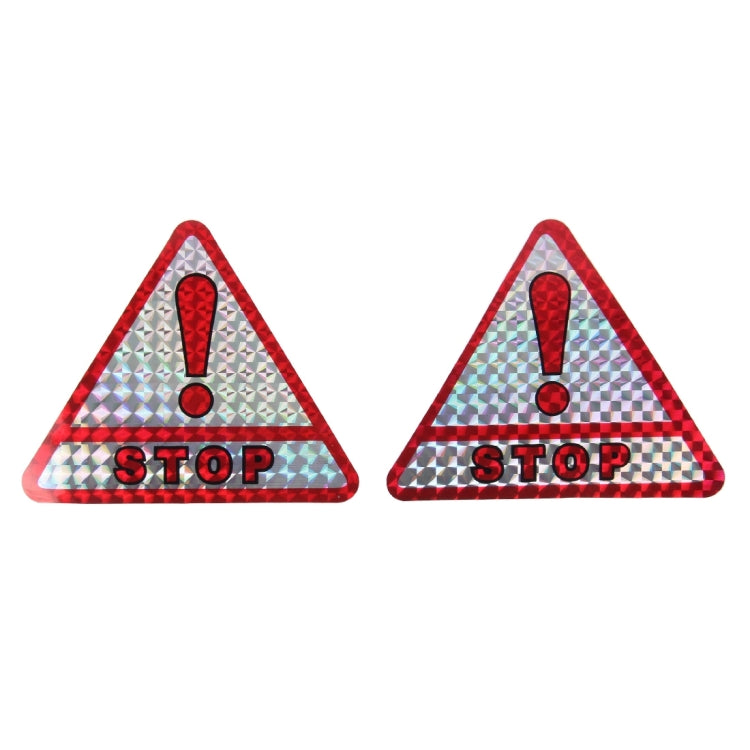 Auto Plastic Tail-crash-proof Car Sticker with Two PCS