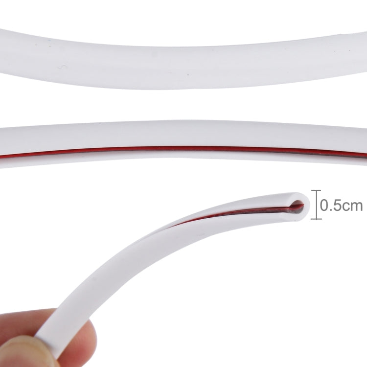 5m Car Decorative Strip PVC Chrome Decoration Strip Door Seal Window Seal