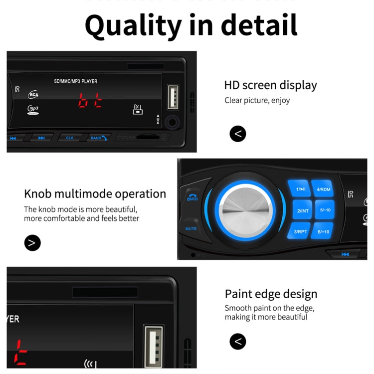 HX-8013 Car MP3 Player with Remote Control, Support FM / USB / SD / MMC