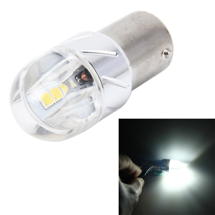 1156/BA15S 6W Car Auto Turn Light with 6 SMD-3030 Lamps, DC 12V(Yellow Light)