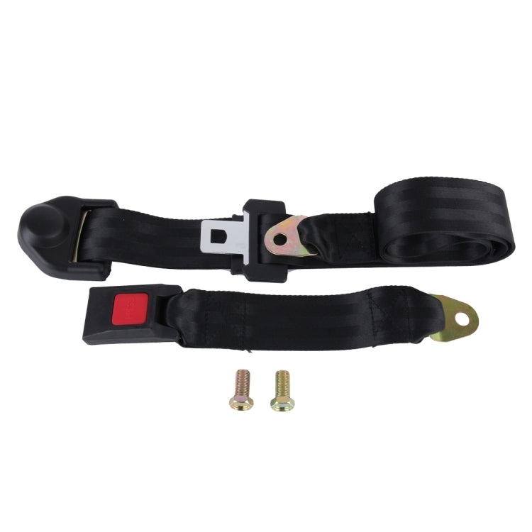 Autofriend ZY-353 Universal Retractable 3 Point Auto Car Safety Seat Lap Belt Set Kit