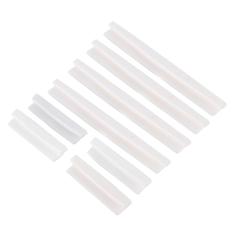 FR JG-031 8 PCS Rubber Car Side Door Edge Protection Guards Cover Trims Stickers