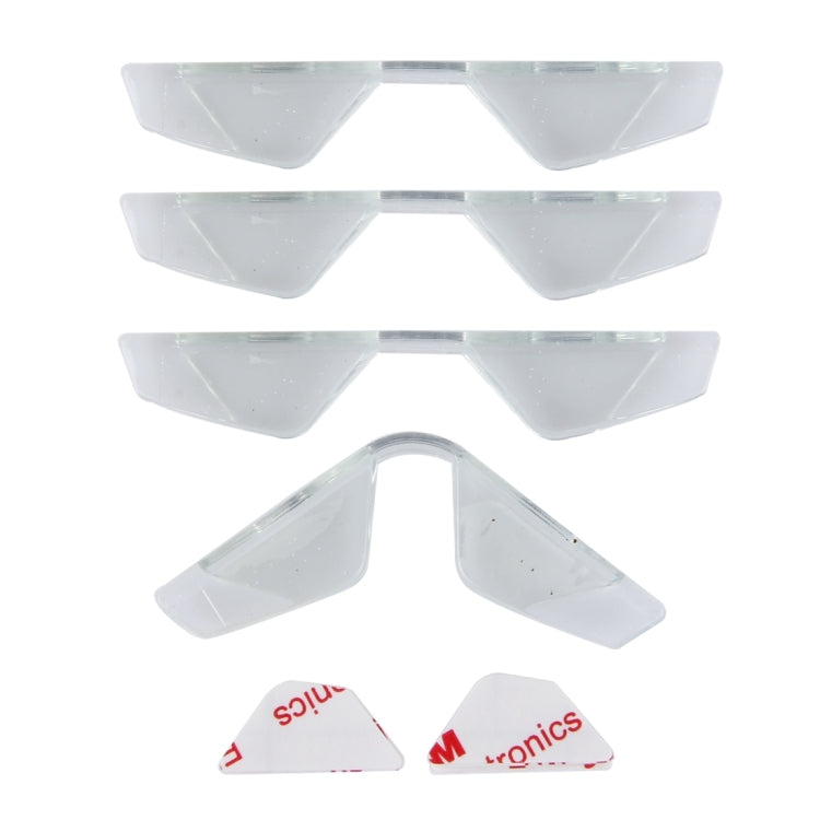 3R 3R-2107 4 PCS Rubber Car Side Door Edge Free Bending Protection Guards Cover Trims Stickers