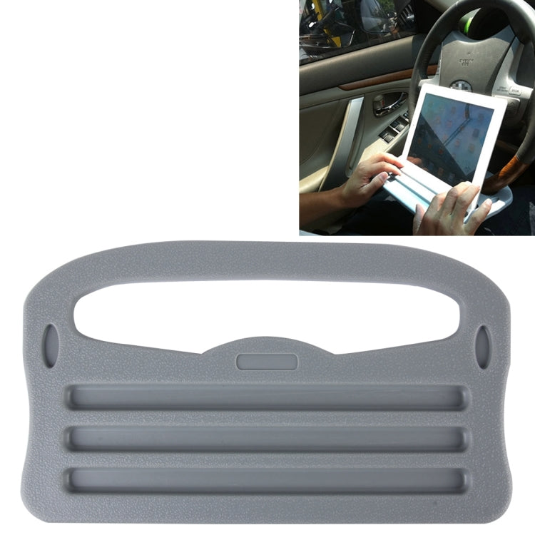 Vehicle Portable Desk Steering Wheel Multi-use Tray Stand Car Food Eating Table iPad Holder