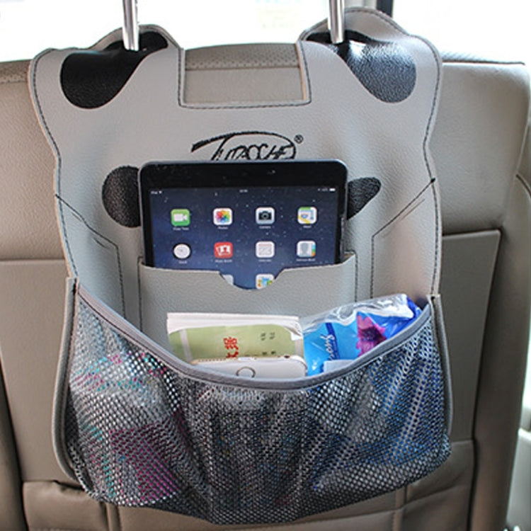 Cartoon Style Car Seat Back Organizer Car Seat Hanging Bag Storage for Snacks Drinks Books ipad and Phone