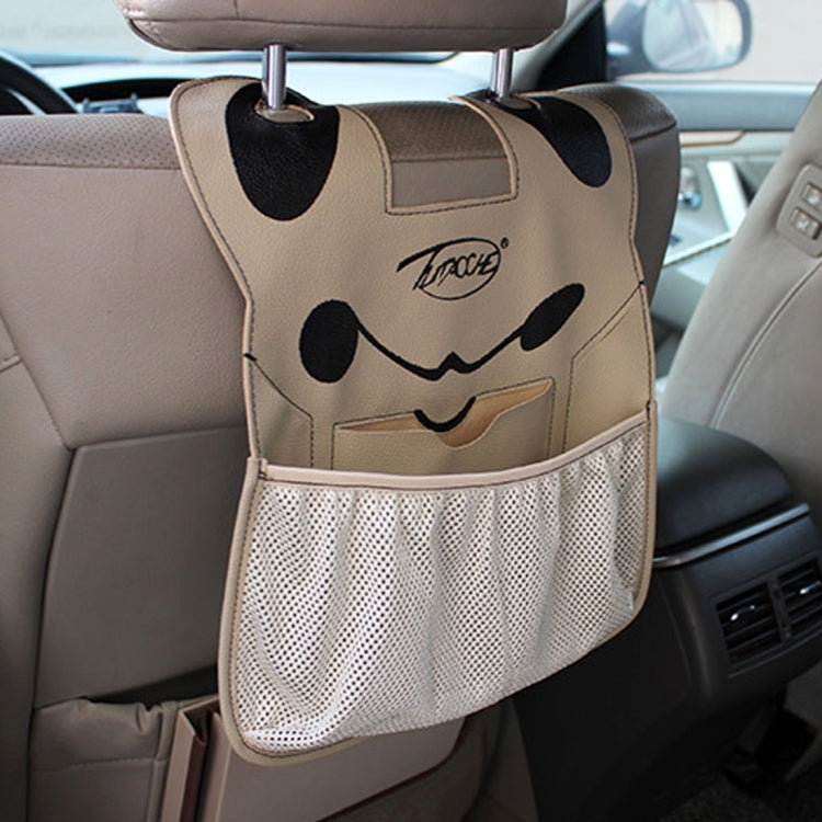 Cartoon Style Car Seat Back Organizer Car Seat Hanging Bag Storage for Snacks Drinks Books ipad and Phone