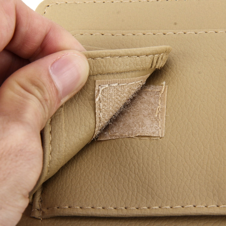 FUDAOCHE Multi-functional Auto Car Sun Visor Sunglass Holder Card CD Storage Holder Pouch Bag